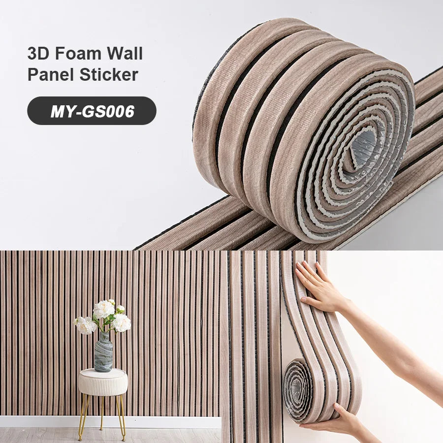 SXP Foam Wall Panel 3D Self-Adhesive Skirting Board