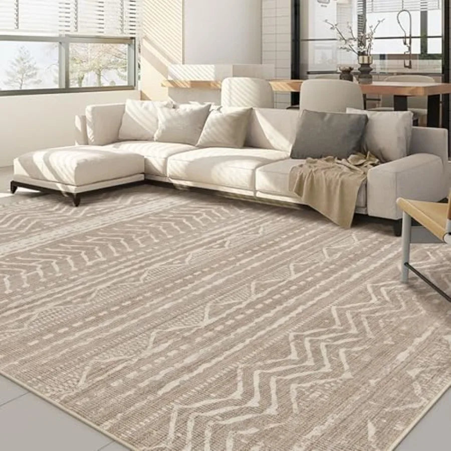 Moroccan Style Indoor Area Rug Stain Resistant And Machine Washable