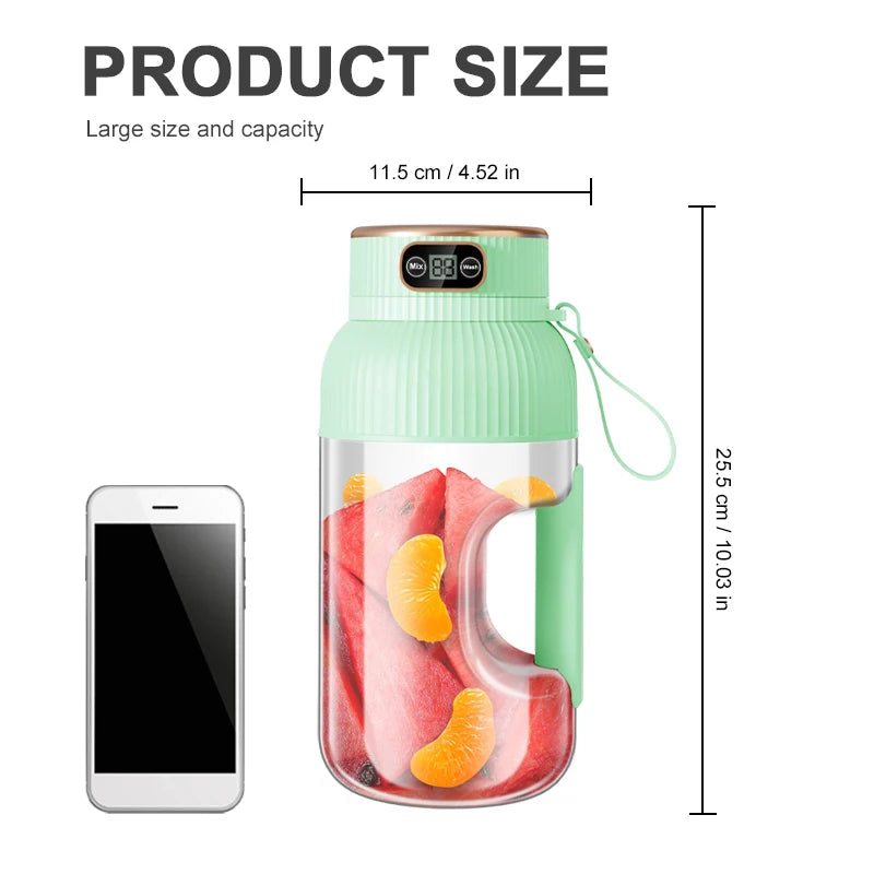 Portable Juicer Blender USB Rechargeable Fruit Juicer Cup