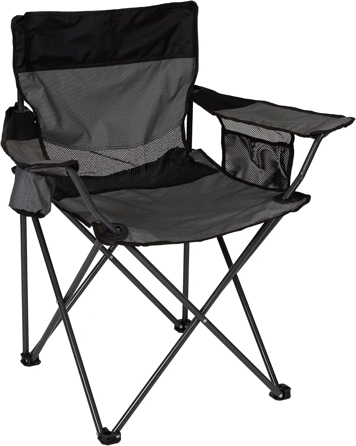 Premium Oversized Camping Chair With Cup Holder For Outdoor Use