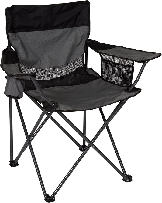 Premium Oversized Camping Chair With Cup Holder For Outdoor Use