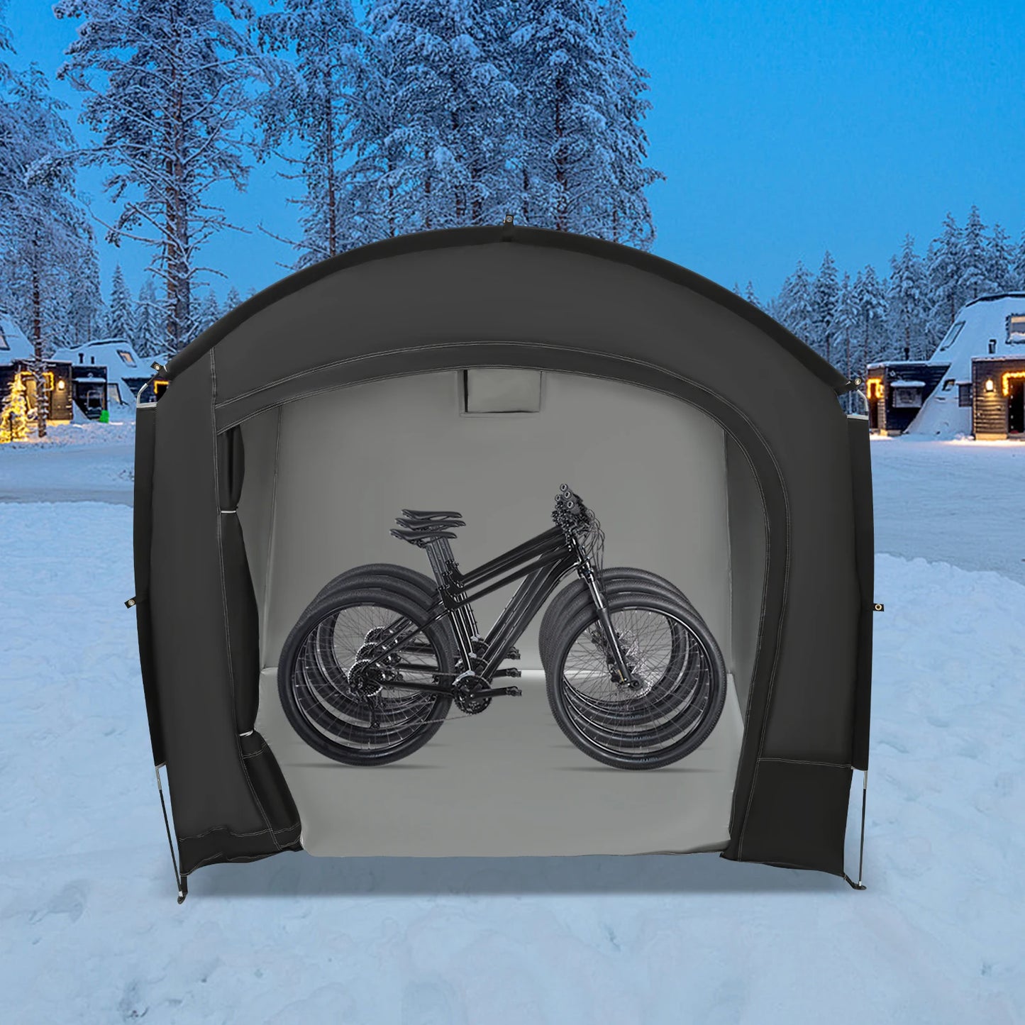 Portable Waterproof Bicycle Shelter Tent For One To Four Bikes