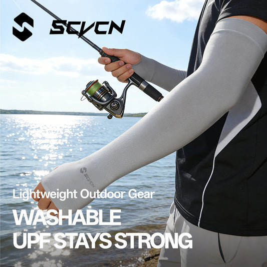 UPF50+ Lightweight and Breathable Ice Sleeves Quick-Drying and Reusable Suitable for Cycling Running Thumb Size Unisex