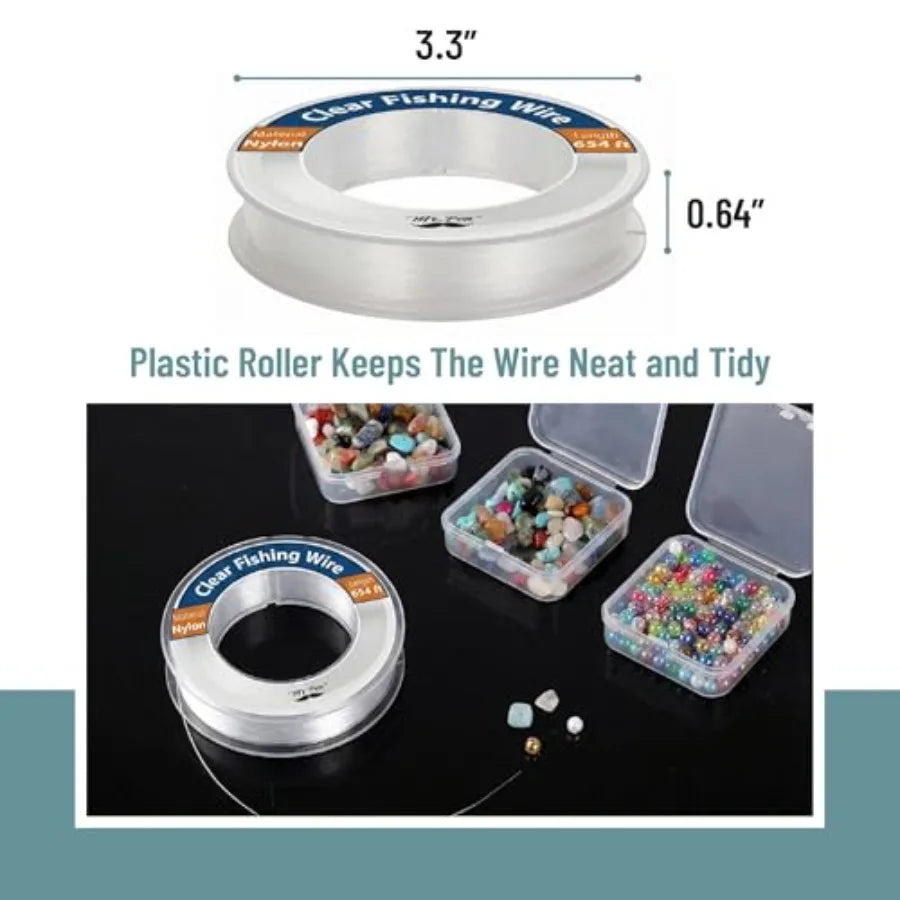 Nylon Fishing Line High Strength Clear Abrasion Resistant Outdoor Use