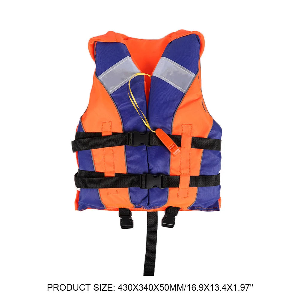 Shunmaii Children Life Jacket With Whistle For Water Sports