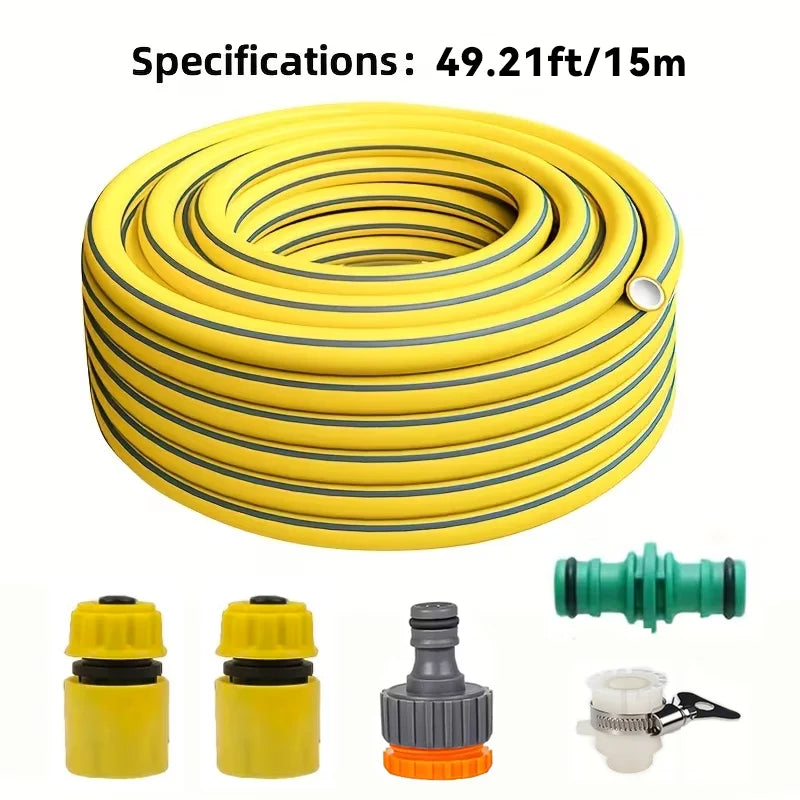 All-Season Leak-Proof Rubber Garden Hose For Home And Car Washing