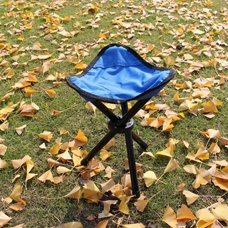 Outdoor Folding Triangular Stool For Camping And Hiking