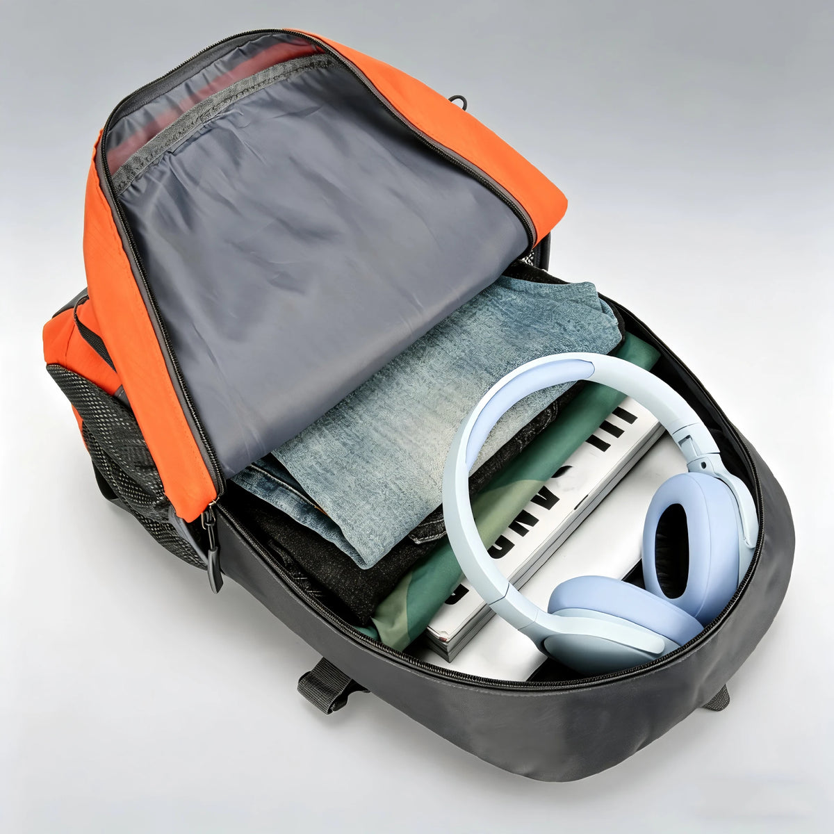 Outdoor Hiking Backpack, Unisex Multi-purpose Bag, Lightweight Travel Hiking Luggage Storage Pack, Compatible with Stabilizing Trekking Poles