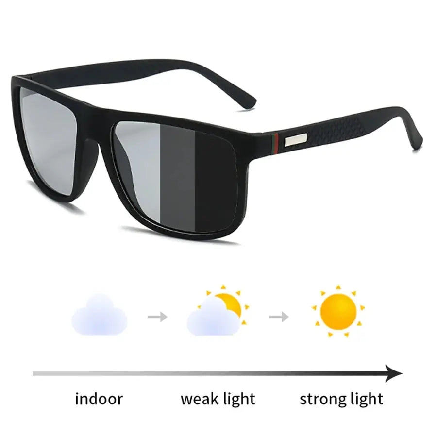 Photochromic Polarized Sunglasses UV400 For Men Women