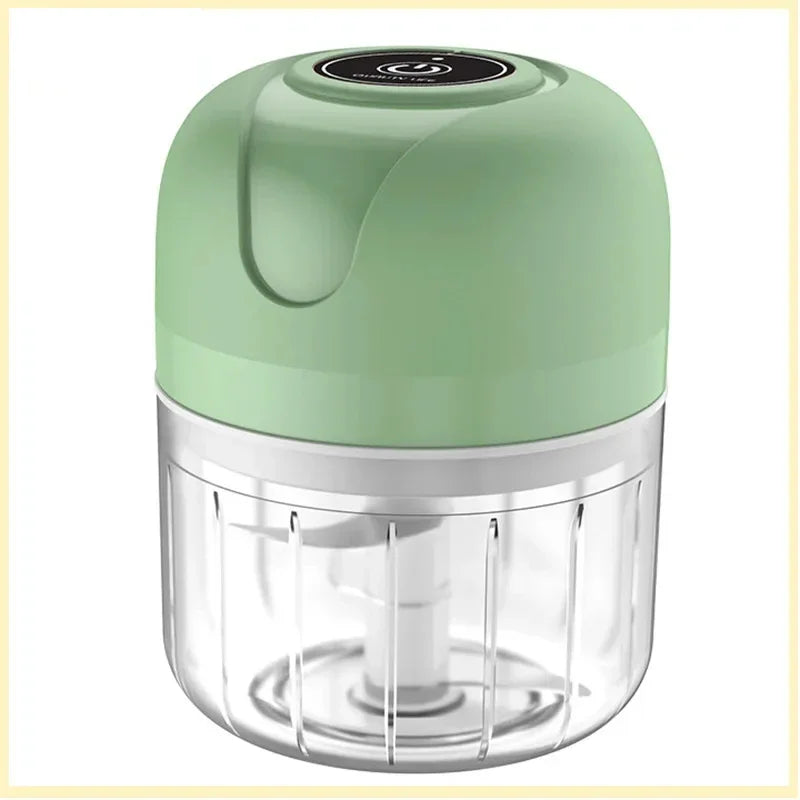 Portable Electric Garlic Masher And Meat Grinder Chopper USB Powered