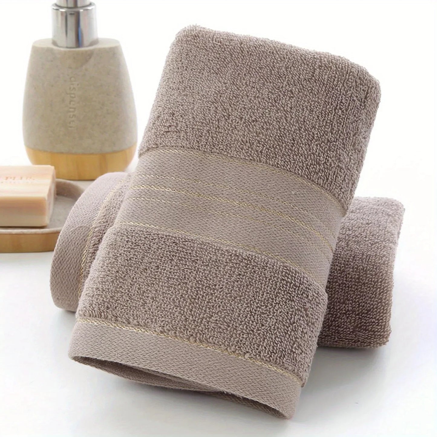 Pure Cotton Bath Towel Soft Absorbent Quick Dry Bathroom Towel