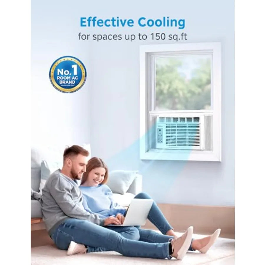 Window AC 5000 BTU Energy Efficient Cools 150 Sq Ft