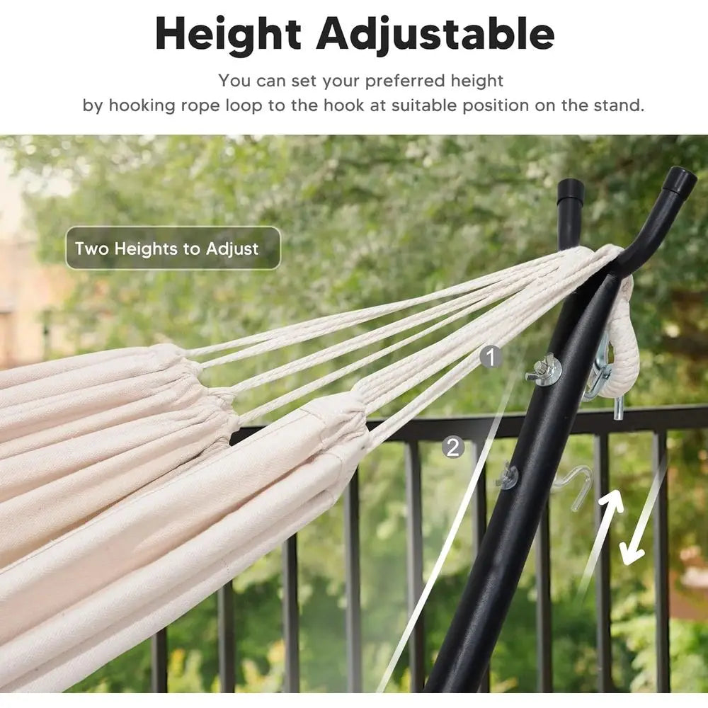 Portable Outdoor Hammock With Stand Included Double Hammock