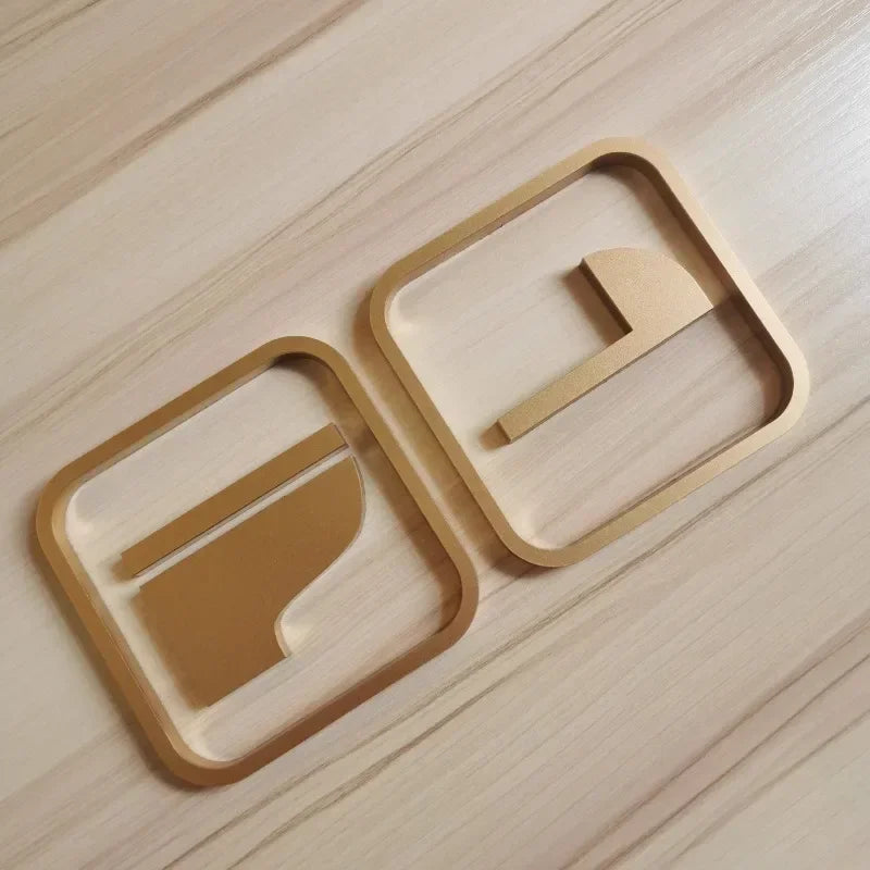 Creative Bathroom Signage Acrylic Shopping Malls Hotels Bathroom Restroom Toilet Squatting Sitting Door Stickers Prompt Signs