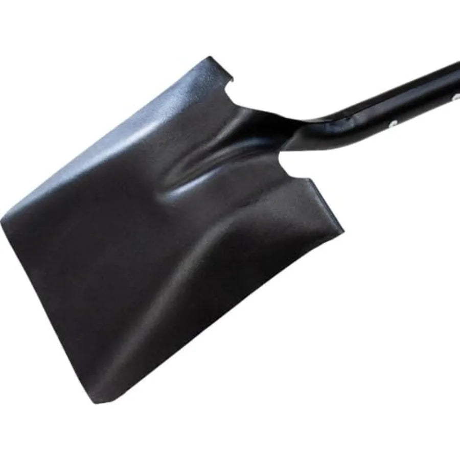 Square Point Shovel Heavy Duty 14 Gauge Steel With Fiberglass Handle