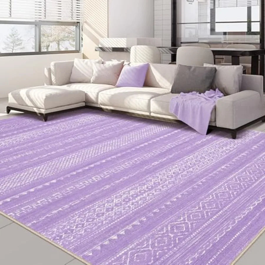 Moroccan Style Indoor Area Rug Stain Resistant And Machine Washable