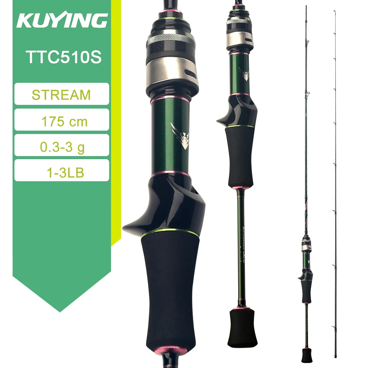 Spinning Casting Rod For Fishing Rods Pole Carbon 0.8-8g 1-8lb Parts Baitcaster