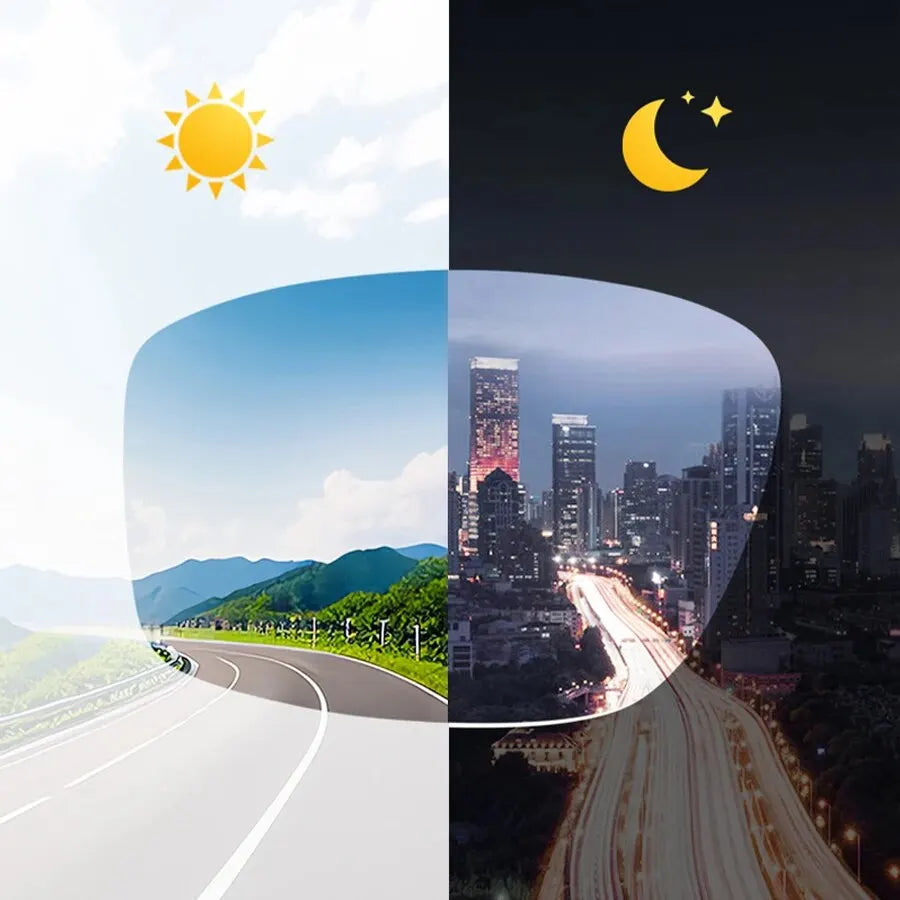 Photochromic Polarized Sunglasses UV400 For Men Women