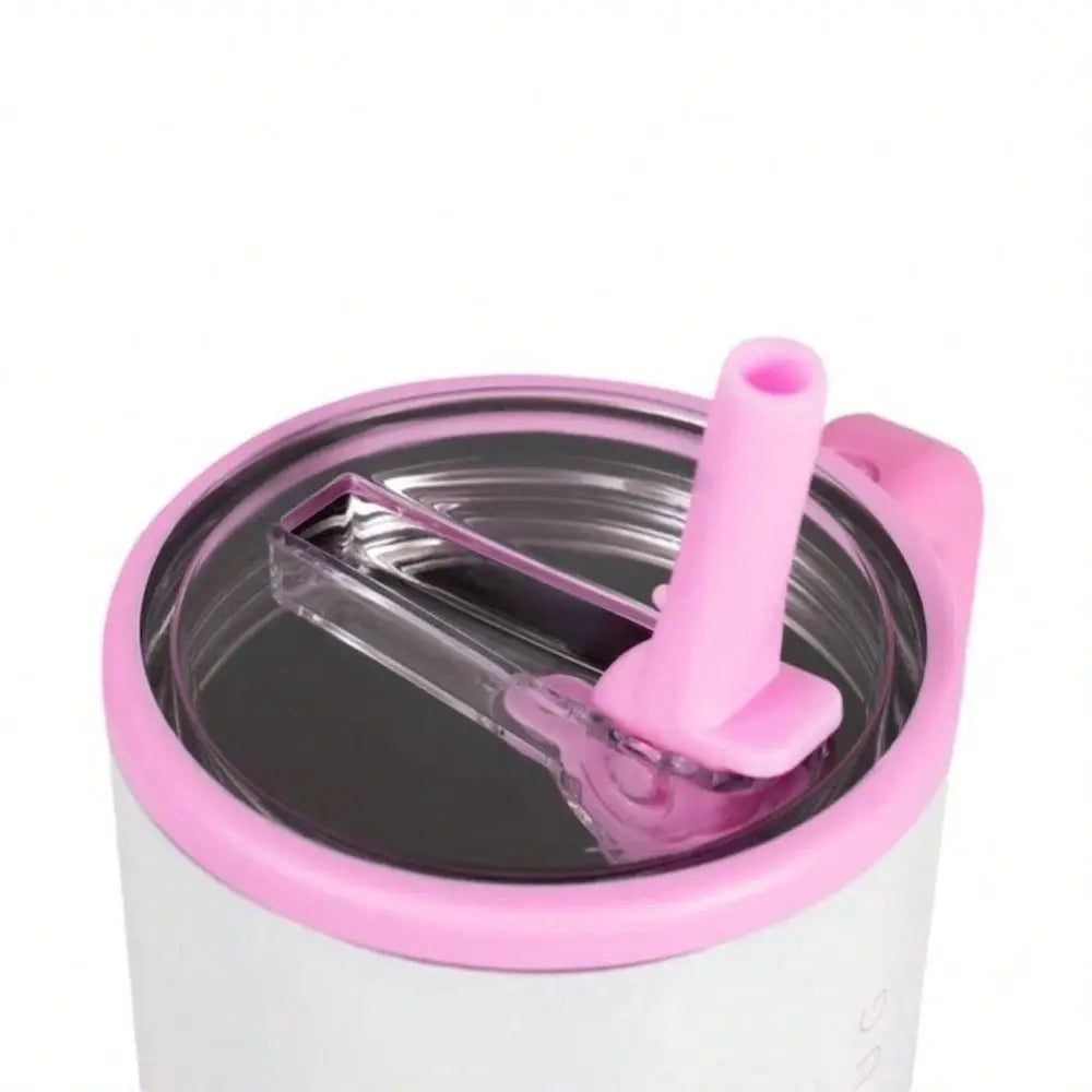 Traveler Insulated Stainless Steel Water Bottle Flip Straw Leak Resistant