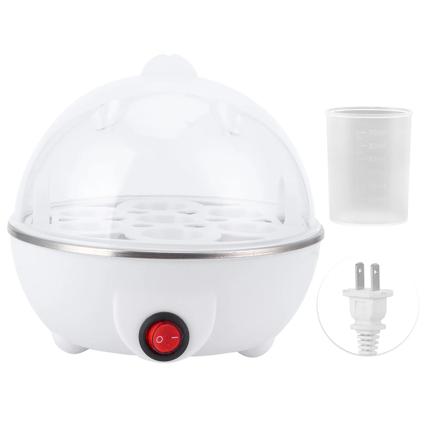 Romellar Electric Egg Cooker Multifunctional Poacher Kitchen Appliance