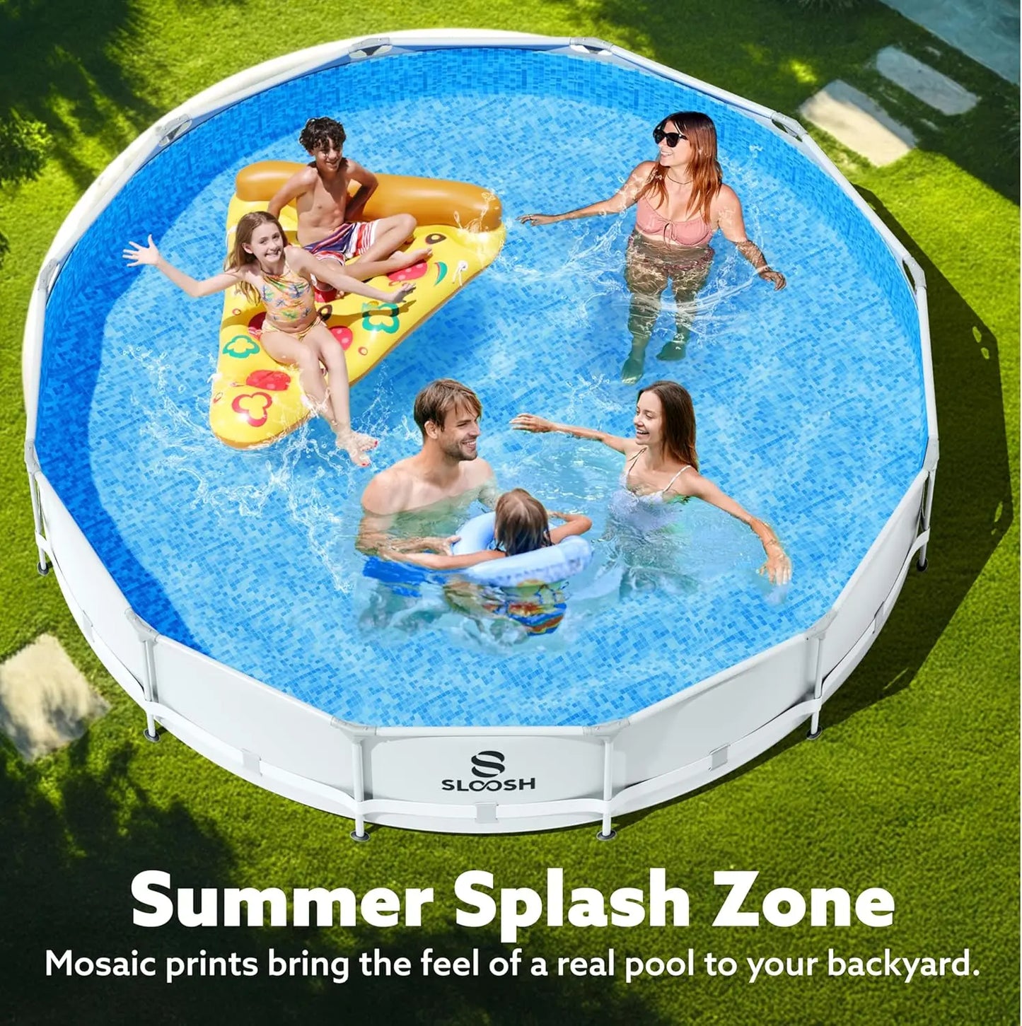 Joyfy Above Ground Pool Set With Filter Pump