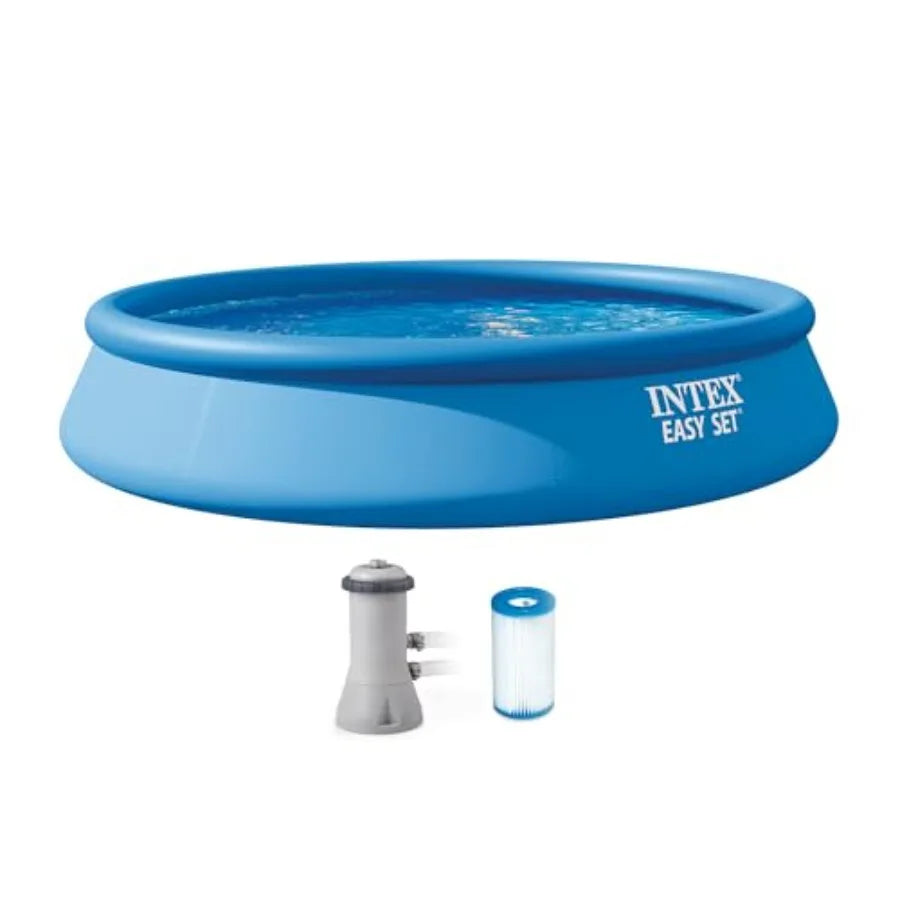 Pool Set 2587 Gallon PVC Inflatable With 530 GPH Filter Pump