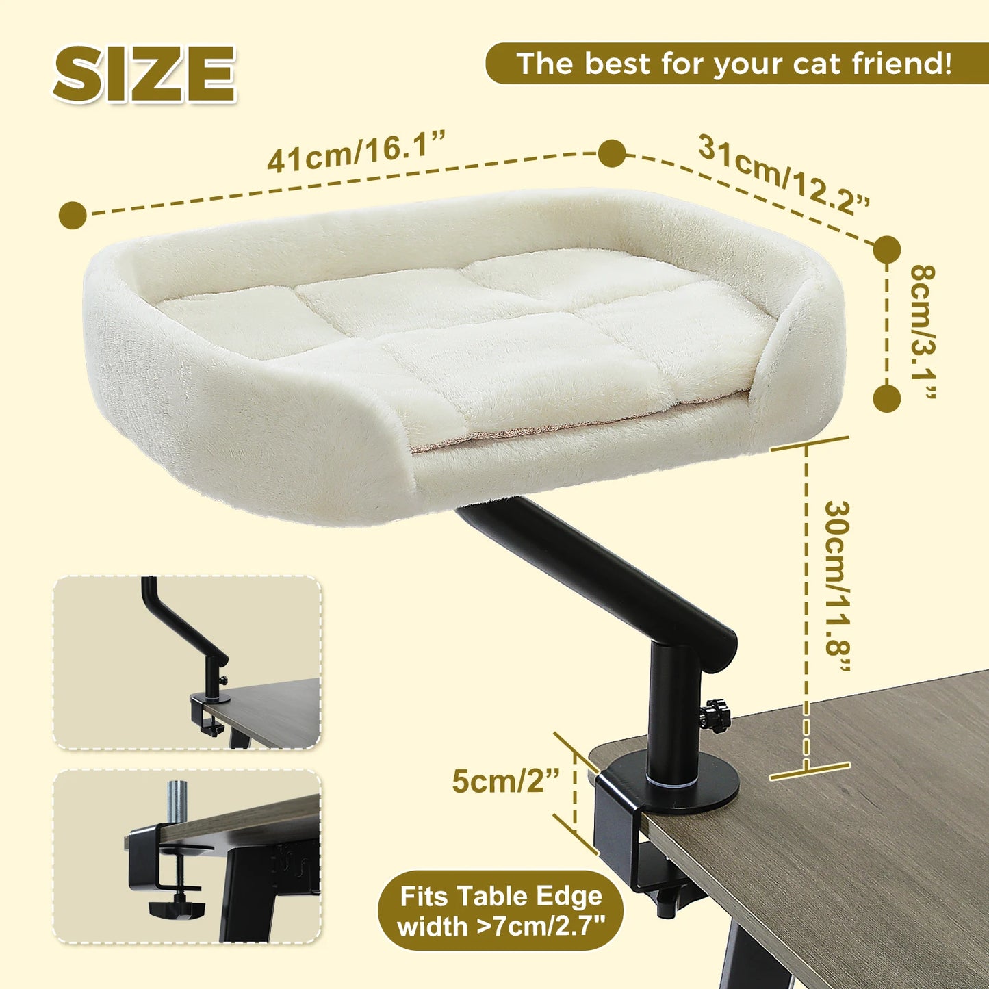 PAWZ Road Cat Desk Bed 360 Degree Rotating Indoor Stand