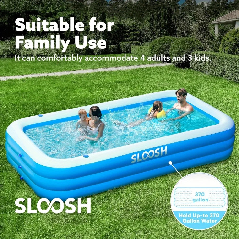 Joyfy Family Inflatable Pool For Backyard Water Parties