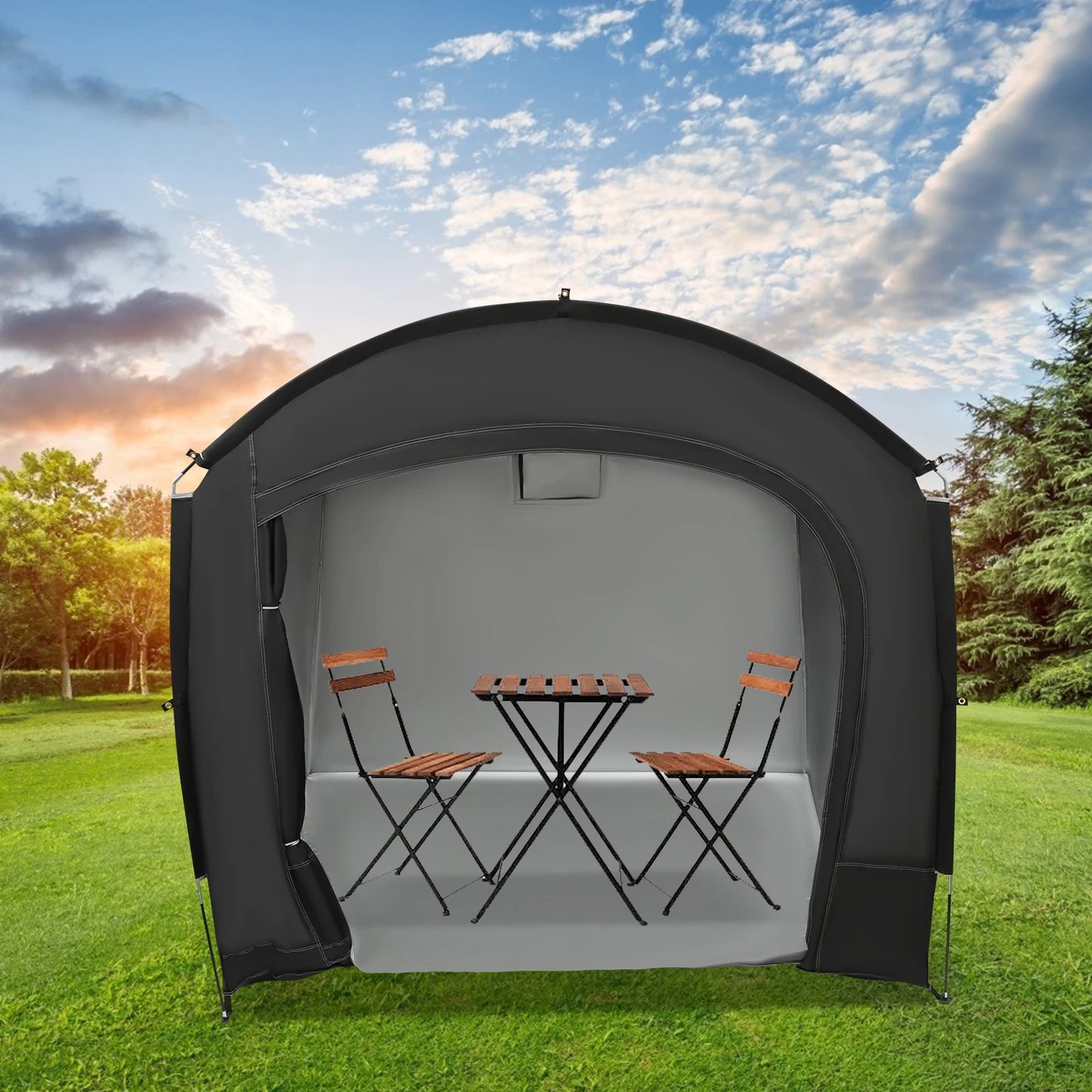 Portable Waterproof Bicycle Shelter Tent For One To Four Bikes