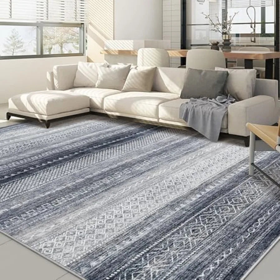 Moroccan Style Indoor Area Rug Stain Resistant And Machine Washable