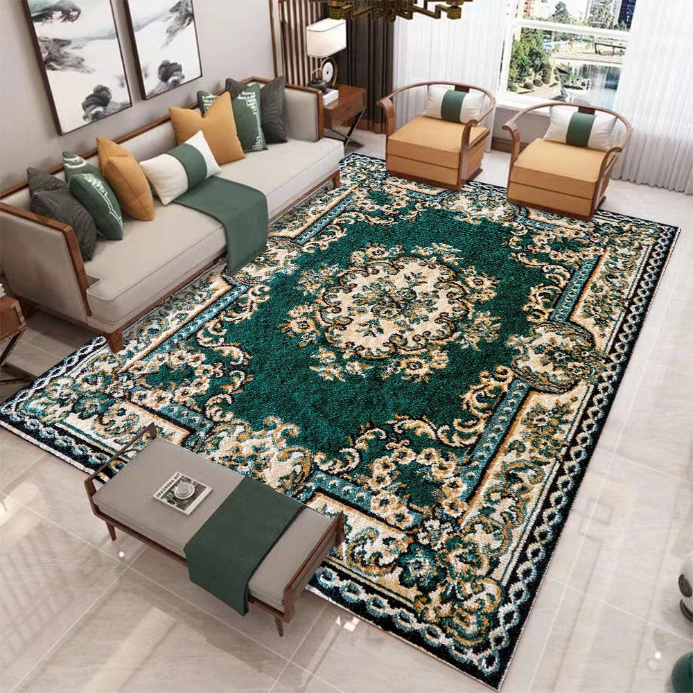 Modern Polyester Geometric Doorway Rug Non Slip Washable Mat