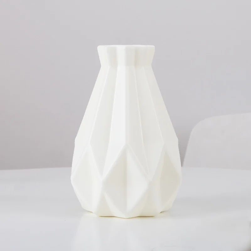 Modern Plastic Vase Pot Nordic Boho Home Decor For Flowers