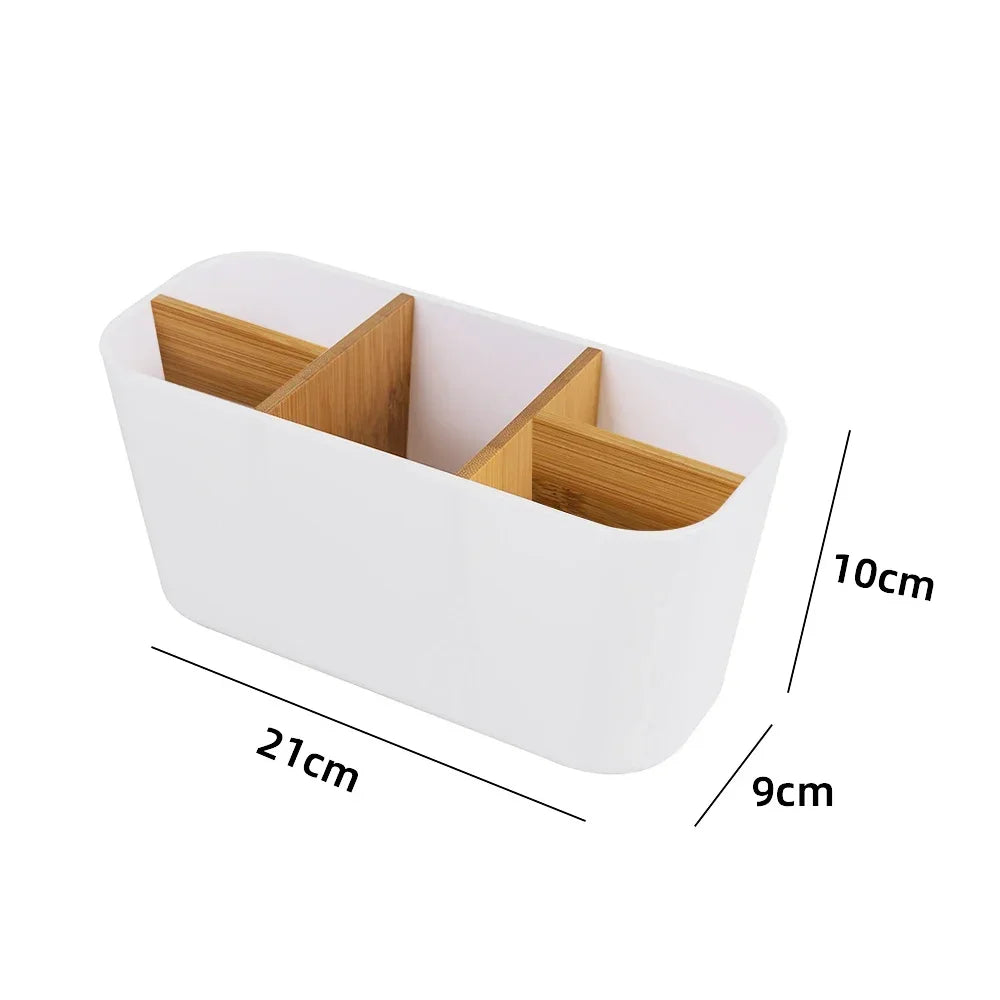Bathroom Accessories Organizer Stand For Toothbrushes Razors Makeup Brushes
