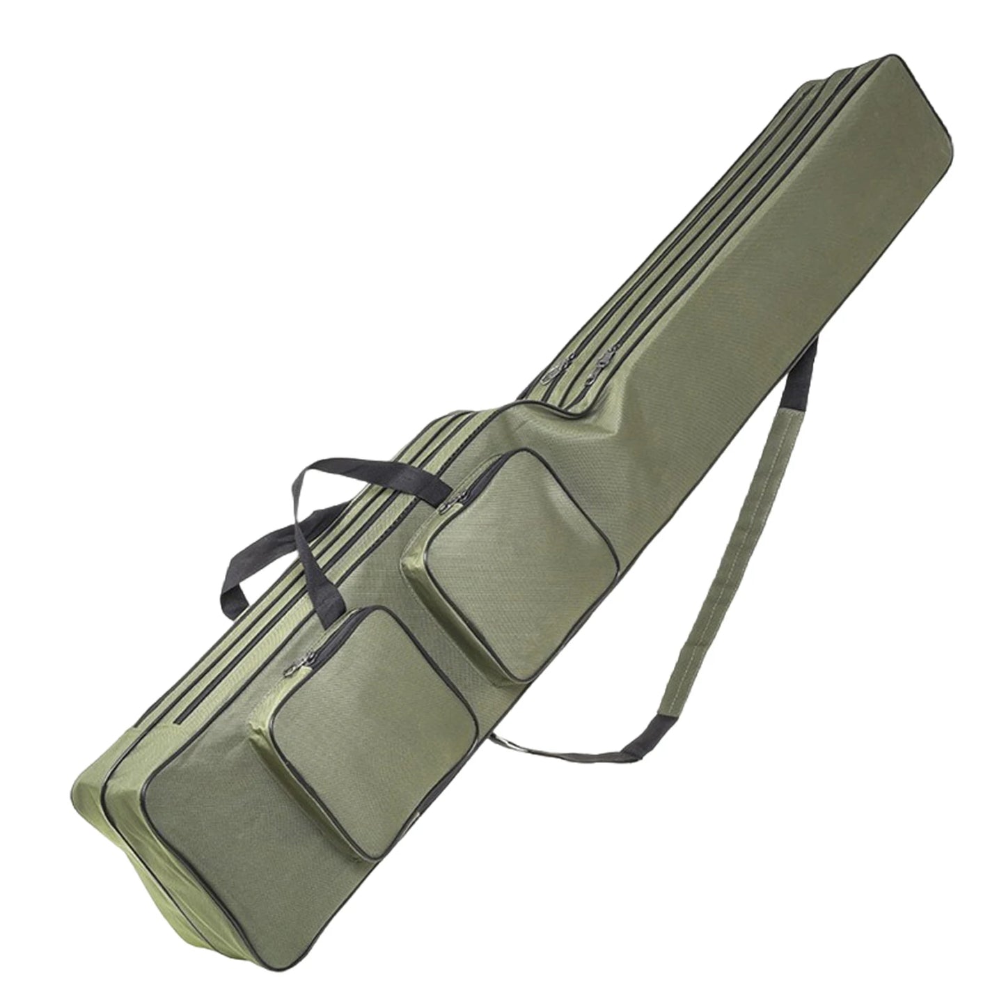 Waterproof Fishing Rod Holdall Bag Tackle Storage Case Oxford