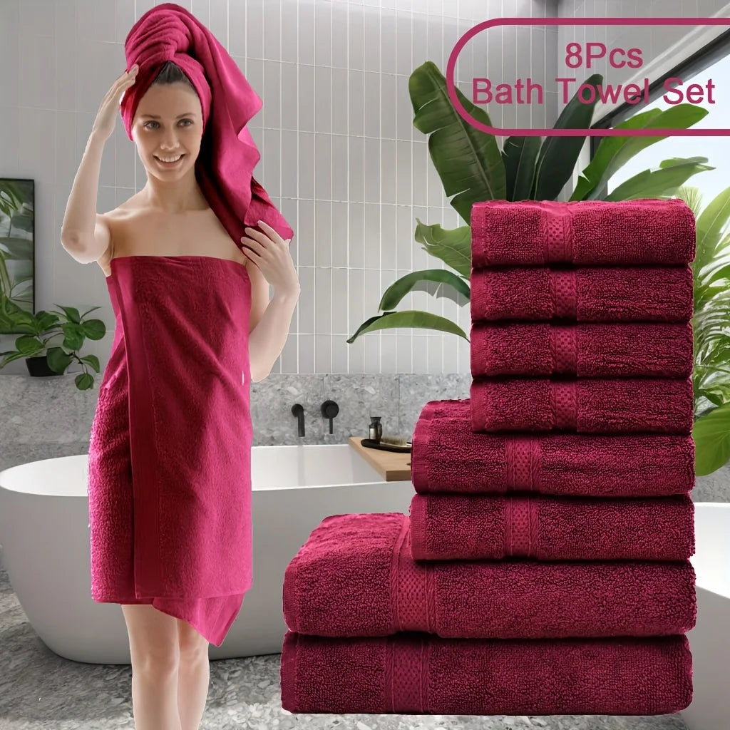 UTOPANTICA Premium Towels Set 8 Towels 600 GSM
