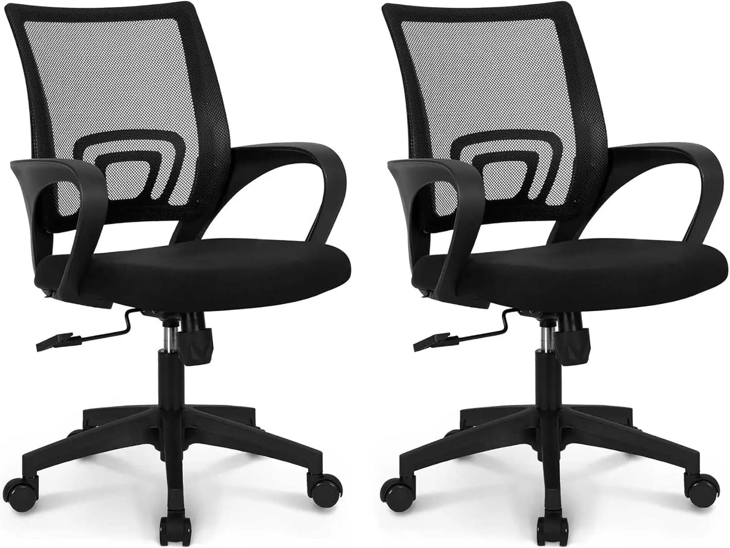 Mesh Gaming Office Chair With Lumbar Support And Adjustable Height