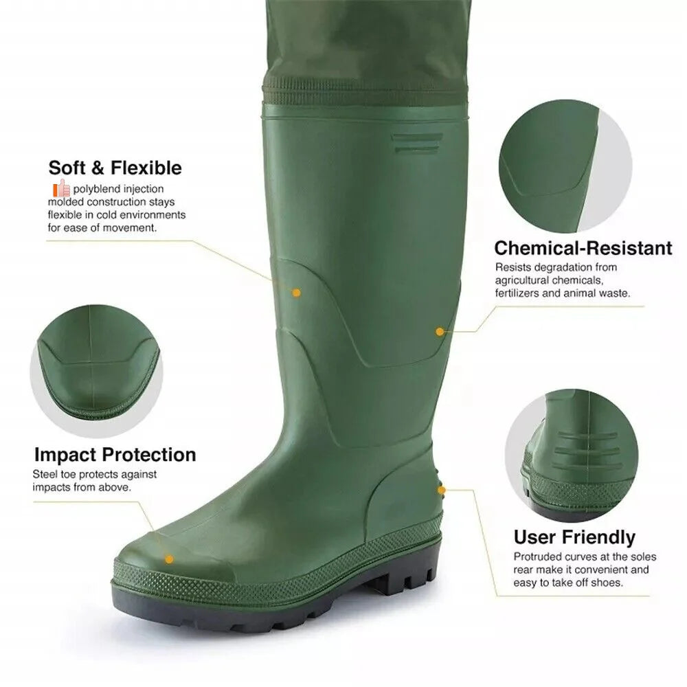 Chest Waders For Men And Women Boots Waterproof fishing casting river creek stream float