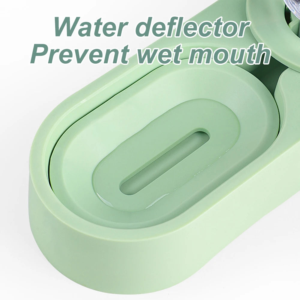 Pet Rabbit Guinea Pig Auto Feeder Food Bowl Drinking Fountain