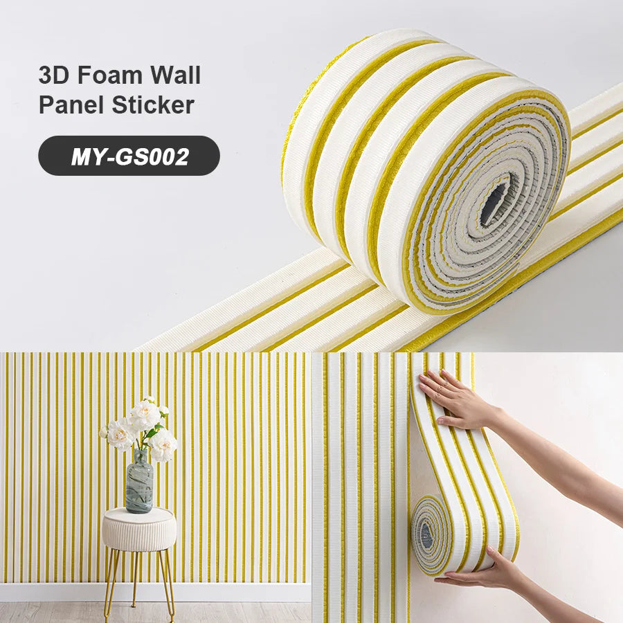 SXP Foam Wall Panel 3D Self-Adhesive Skirting Board