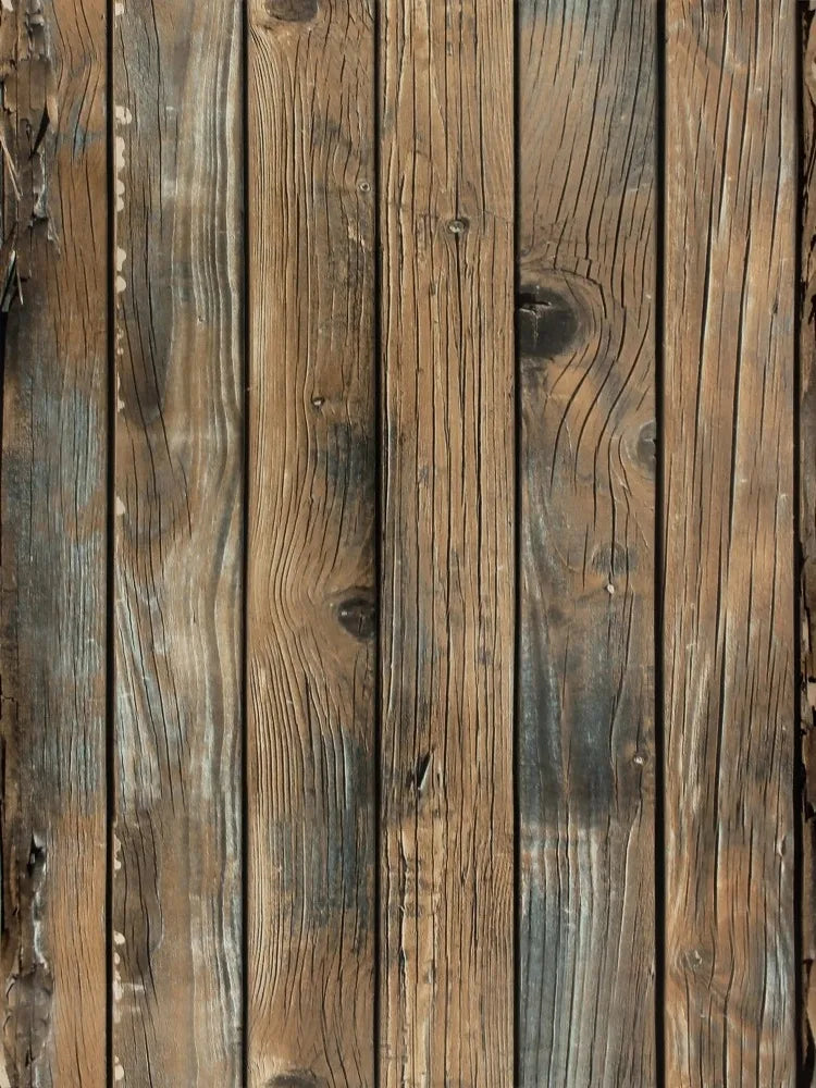 KALYNN Retro Faux Wood Grain Peel And Stick Wallpaper
