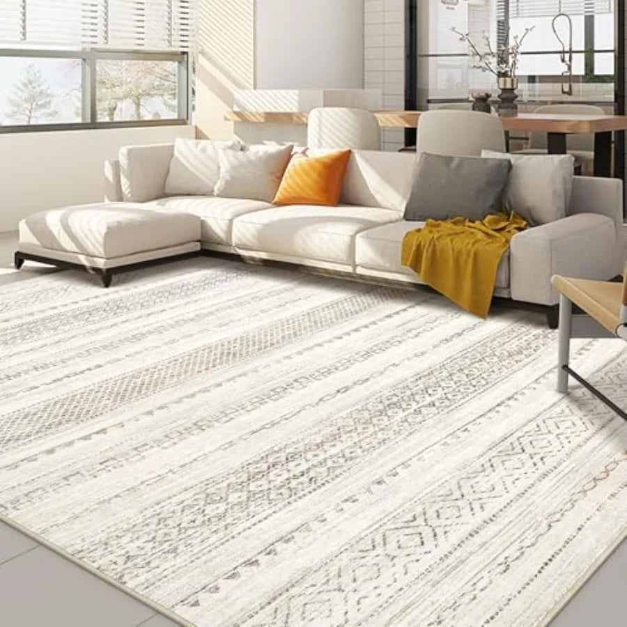 Moroccan Style Indoor Area Rug Stain Resistant And Machine Washable