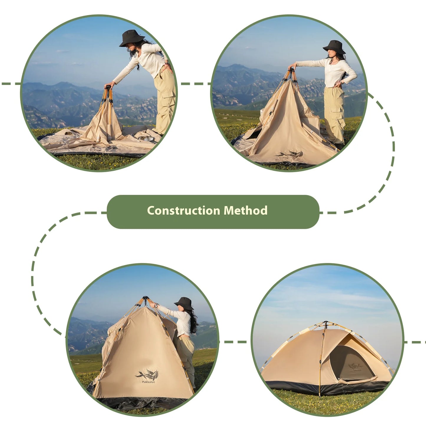 Pakicetus Gold Series Instant Cabin Tent For All Season Use