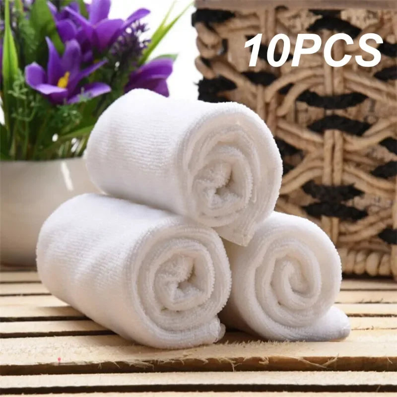 Microfiber Face Towels 10 Pack Soft Cleaning Cloths