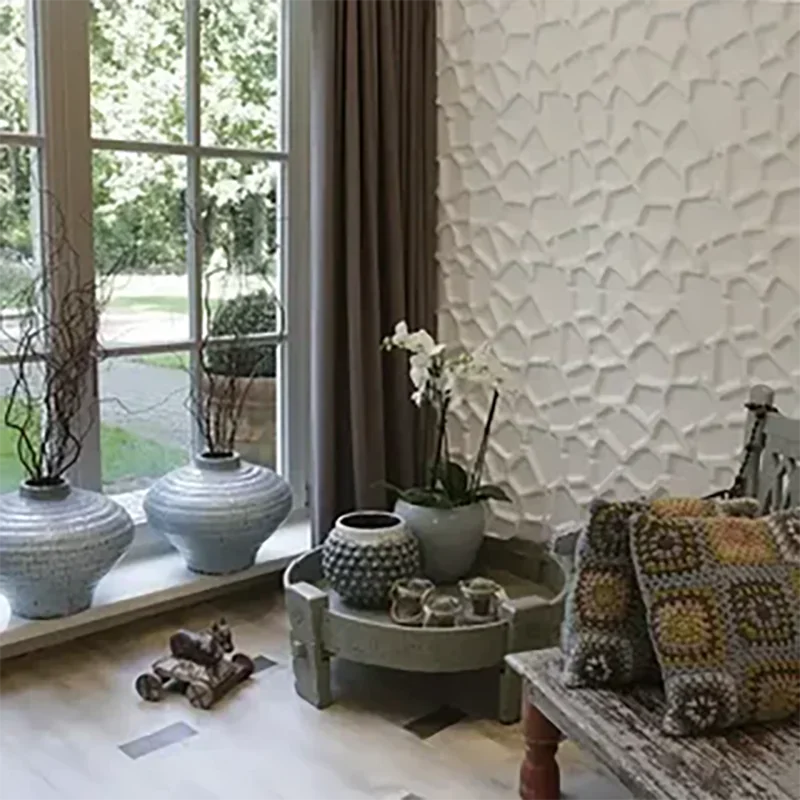 Peel and Stick Foam Wall Stickers Waterproof Anti Collision Decoration
