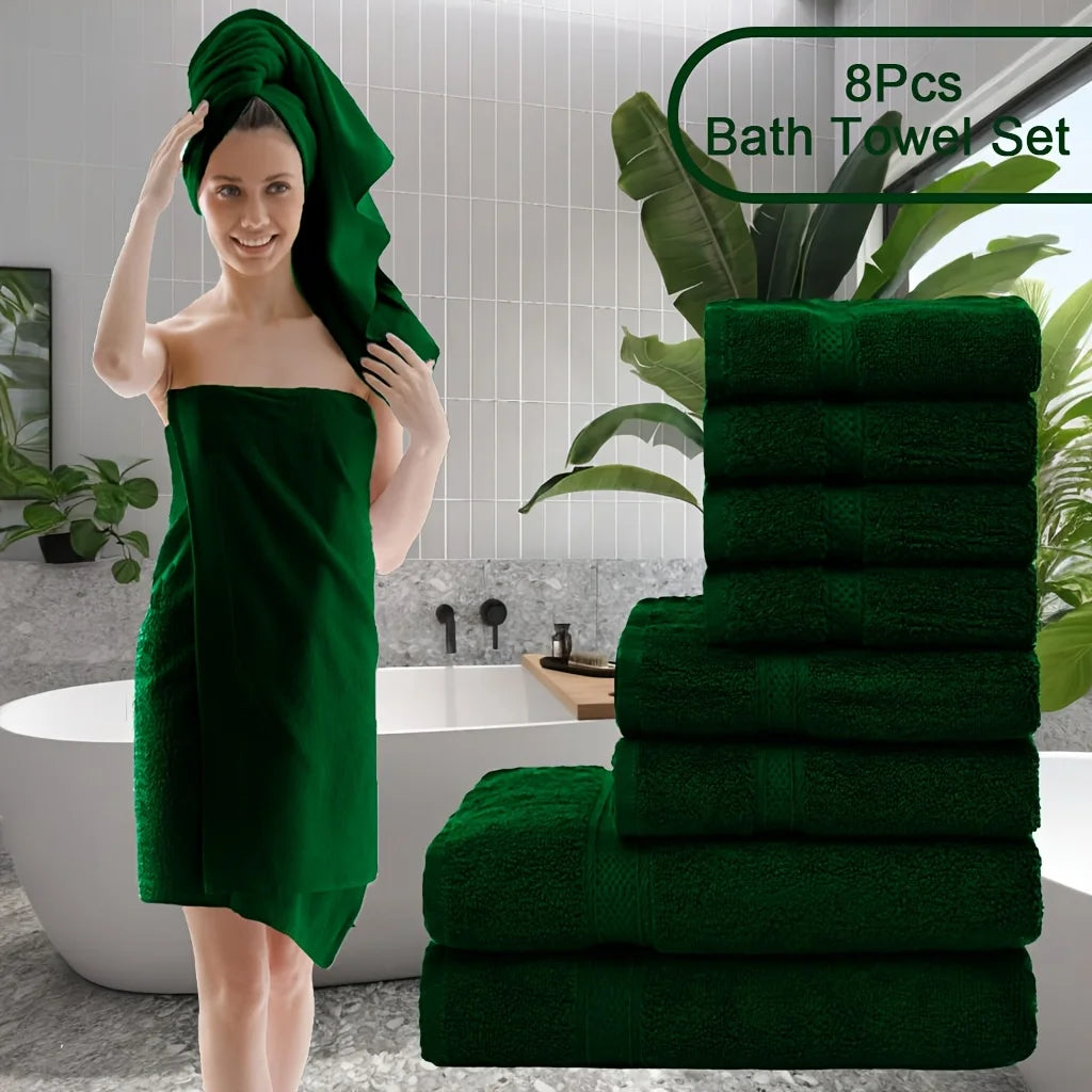 UTOPANTICA Premium Towels Set 8 Towels 600 GSM