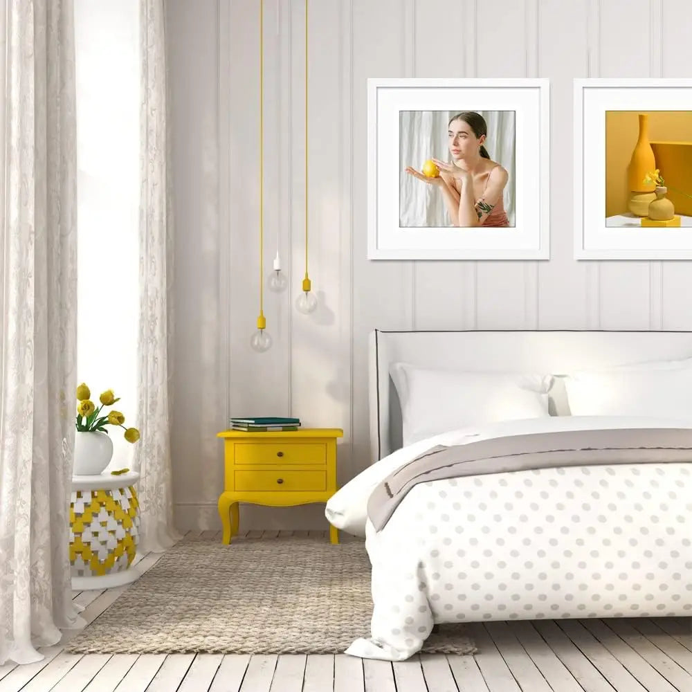 Bamboo Picture Frame For Wall Decor With Mat