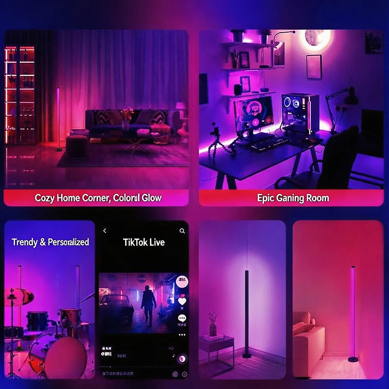 NOVEYEE LED Floor Lamp RGB Dream With Music Sync Light
