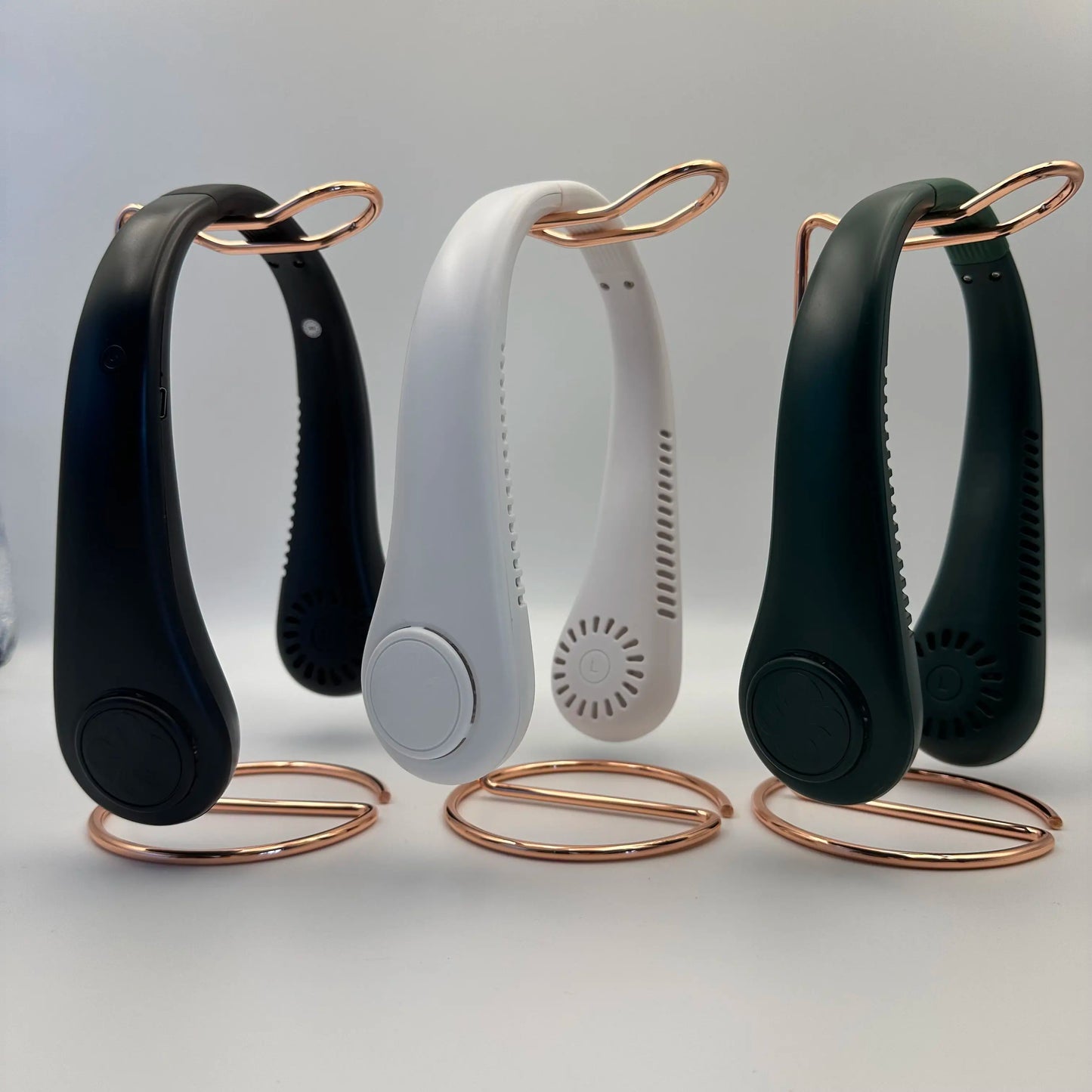 Portable Bladeless Neck Fan 800mAh Rechargeable Wearable Outdoor Fan