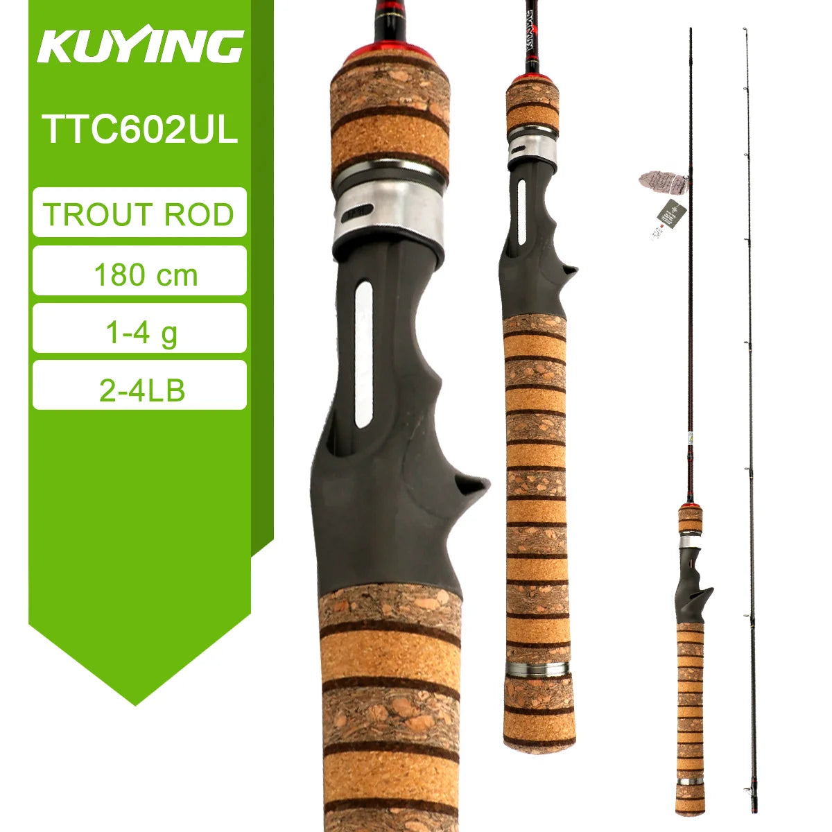Spinning Casting Rod For Fishing Rods Pole Carbon 0.8-8g 1-8lb Parts Baitcaster