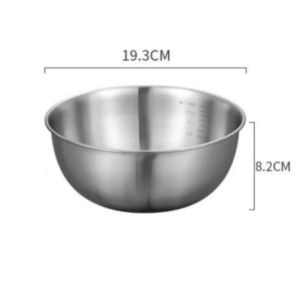 Stainless Steel Mixing Bowl With Scale